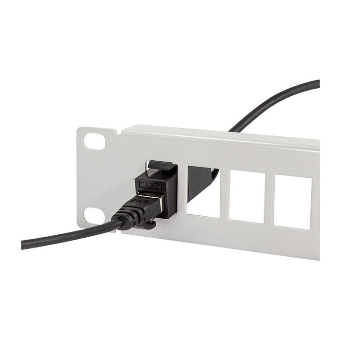 LogiLink Keystone Coupler Cat.5e UTP, 2xRJ45, negro