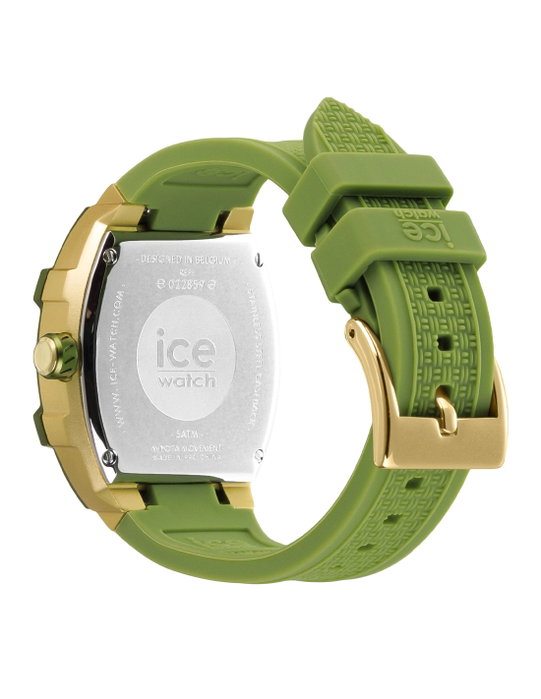 Ice Reloj 022859 con correa verde y caja dorada