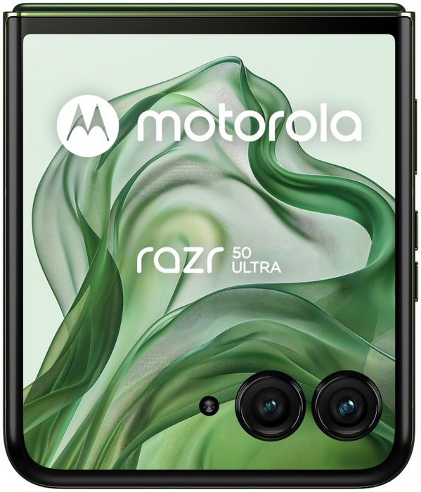 Motorola razr 50 Ultra - Smartphone Plegable 6.9" OLED 165Hz, 512GB 12GB RAM, 5G, Snapdragon 8s Gen 3, Cámara 50MP, Batería 4000mAh, Carga 45W, Android 14, Verde