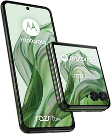 Motorola razr 50 Ultra - Smartphone Plegable 6.9" OLED 165Hz, 512GB 12GB RAM, 5G, Snapdragon 8s Gen 3, Cámara 50MP, Batería 4000mAh, Carga 45W, Android 14, Verde