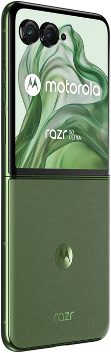 Motorola razr 50 Ultra - Smartphone Plegable 6.9" OLED 165Hz, 512GB 12GB RAM, 5G, Snapdragon 8s Gen 3, Cámara 50MP, Batería 4000mAh, Carga 45W, Android 14, Verde