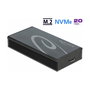 DeLOCK Externes Gehäuse para M.2 NVMe PCIe SSD, USB 20 Gbps USB 3.2 Gen 2x2, USB Type-C, Negro