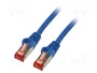 GOOBAY Patch Cord Cat 6 S/FTP 7,5m Azul