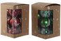DKD Home Decor Bola Decoracion Navidad Tradicional Rojo Verde Set de 12 16 x 24 x 16 cm (2 Unidades)