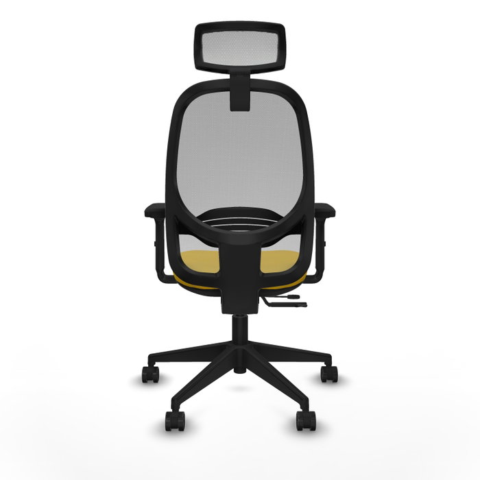 PIQUERAS Y CRESPO Silla de oficina Cilanco Amarillo y Gris PIQUERAS Y CRESPO Silla de oficina Cilanco Amarillo y Gris