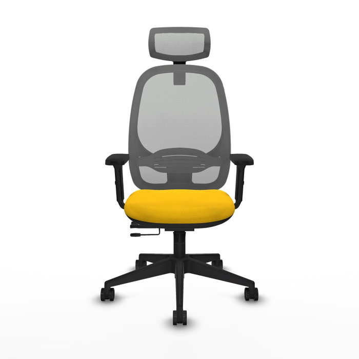 PIQUERAS Y CRESPO Silla de oficina Cilanco Amarillo y Gris PIQUERAS Y CRESPO Silla de oficina Cilanco Amarillo y Gris