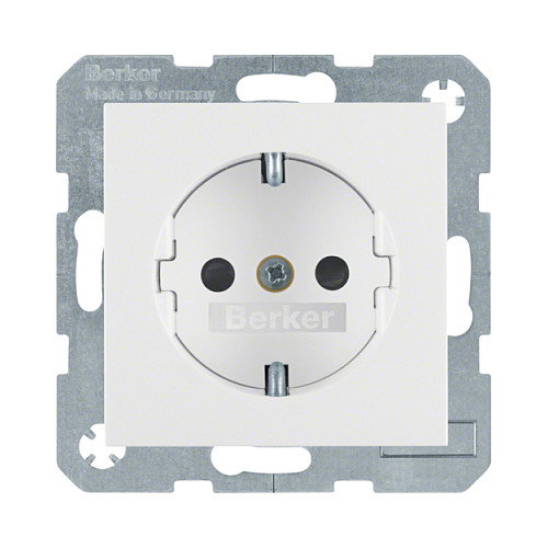 Berker 4723 89 89 Schuko-Steckdose pws Blanco Berker 4723 89 89 Schuko-Steckdose pws Blanco
