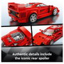 LEGO Speed Champions Ferrari F40 76934, Modelo de Colección para Construir con Minifigura Piloto, Coche de Juguete de Carreras para Niños 9+ Años