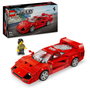 LEGO Speed Champions Ferrari F40 76934, Modelo de Colección para Construir con Minifigura Piloto, Coche de Juguete de Carreras para Niños 9+ Años