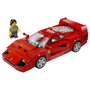 LEGO Speed Champions Ferrari F40 76934, Modelo de Colección para Construir con Minifigura Piloto, Coche de Juguete de Carreras para Niños 9+ Años
