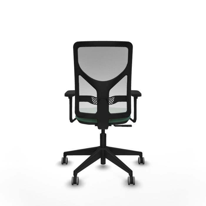 PIQUERAS Y CRESPO Silla de oficina Motilla con mecanismo Sincro, Verde esmeralda y Blanco PIQUERAS Y CRESPO Silla de oficina Motilla con mecanismo Sincro, Verde esmeralda y Blanco
