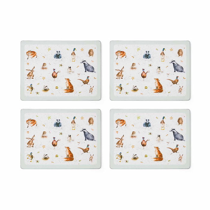 Royal Worcester Juego 4 Individuales Royal Worcester Wrendale Design Royal Worcester Juego 4 Individuales Royal Worcester Wrendale Design