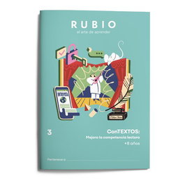 RUBIO Cuaderno A4 Competencia Lectora 3º de Primaria (+8 años) inevitable