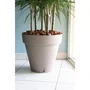 Riviera Maceta RIVIERA Loft con Reserva de Agua Redonda Ø 50 x H 46 cm Taupe