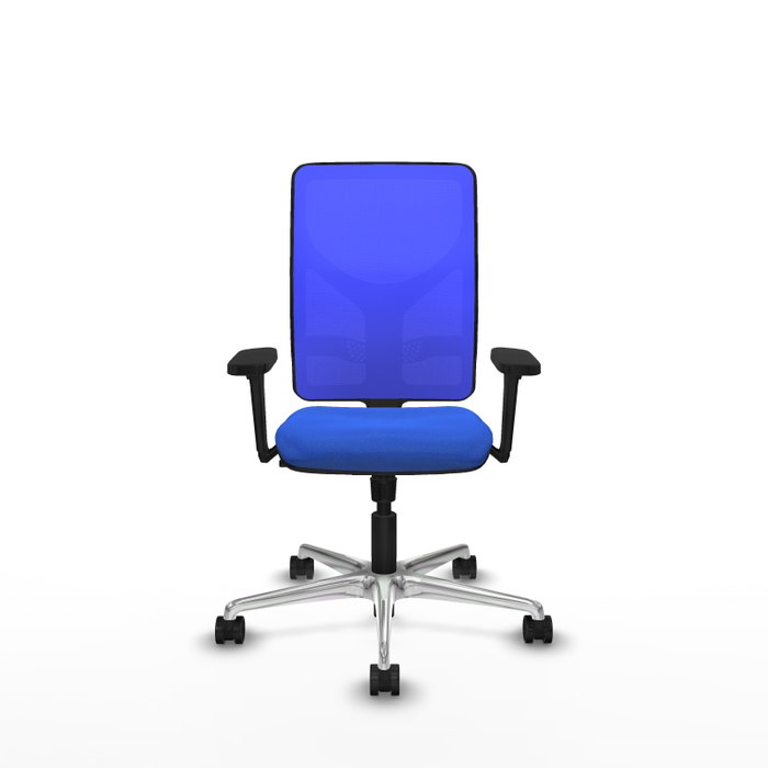 PIQUERAS Y CRESPO Silla de oficina Motilla con mecanismo Sincro y Brazos 3D, Azul PIQUERAS Y CRESPO Silla de oficina Motilla con mecanismo Sincro y Brazos 3D, Azul