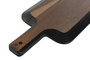 DKD Home Decor Tabla Cortar Acacia Negro Natural 17 x 1.8 x 51 cm