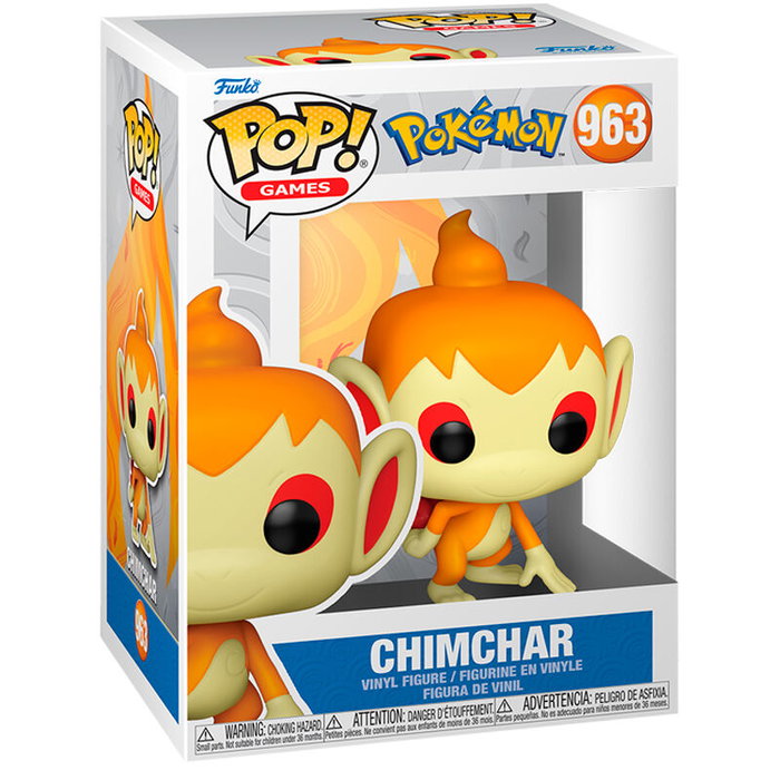 Funko Figura POP Pokemon Chimchar Vinilo 9cm Caja Regalo