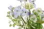DKD Home Decor Planta de PE y Cristal Lila 18x18x25 cm