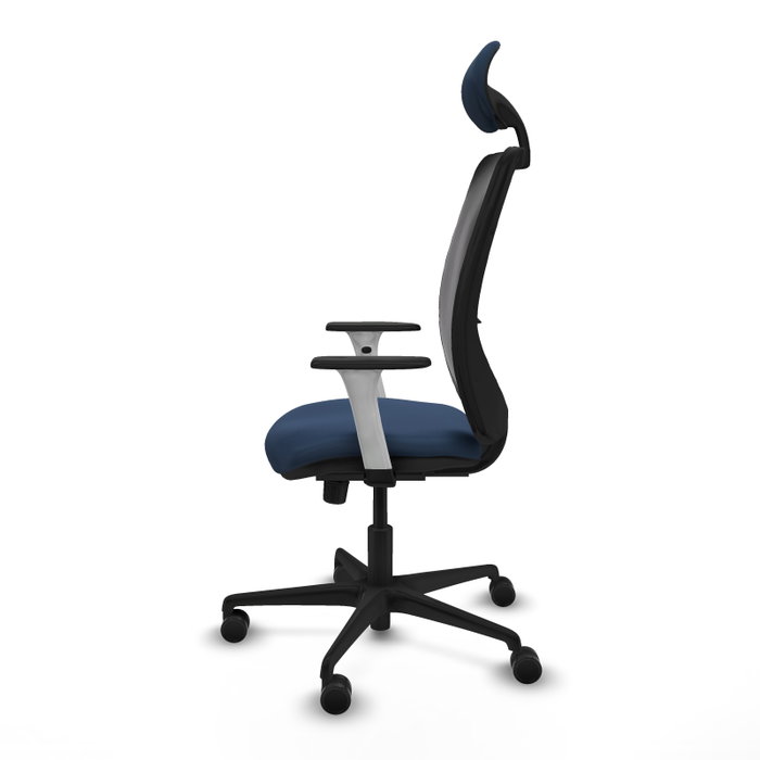 PIQUERAS Y CRESPO Silla de oficina Zulema con mecanismo Sincro, Azul marino y Negro PIQUERAS Y CRESPO Silla de oficina Zulema con mecanismo Sincro, Azul marino y Negro