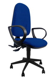 Unisit Silla Administrativa CP Team Azul con Reposabrazos Fijos