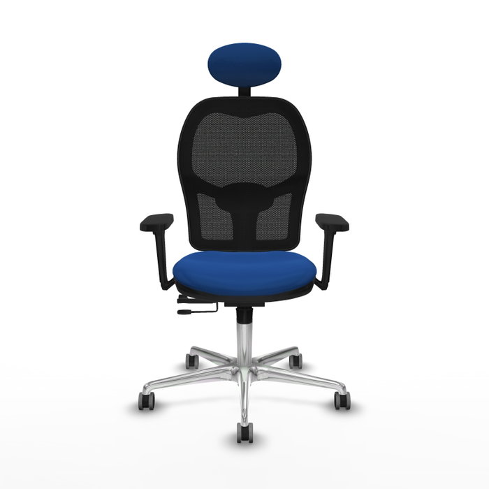 PIQUERAS Y CRESPO Silla de oficina Jorquera Azul con mecanismo Sincro/Traslack PIQUERAS Y CRESPO Silla de oficina Jorquera Azul con mecanismo Sincro/Traslack