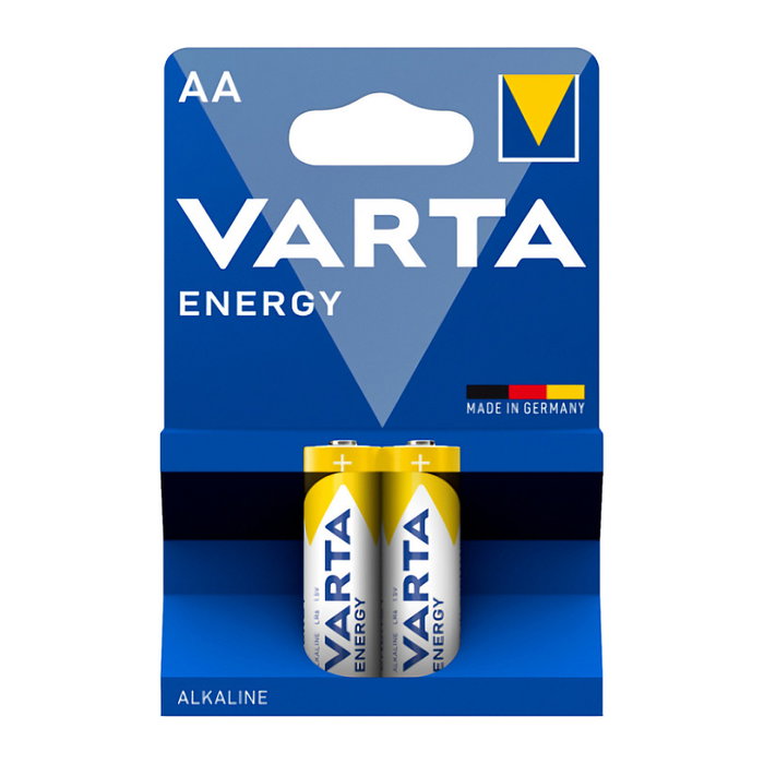 VARTA Energy AA Baterías Alcalinas 1,5 V - Paquete de 24 Unidades (Ref. 4106)