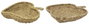 DKD Home Decor Centro de Mesa Seagrass y Metal Natural Surtido de 2