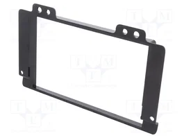 PER.PIC. Bastidor de montaje de radio 2 DIN para Land Rover Freelander (2004-2007) Negro