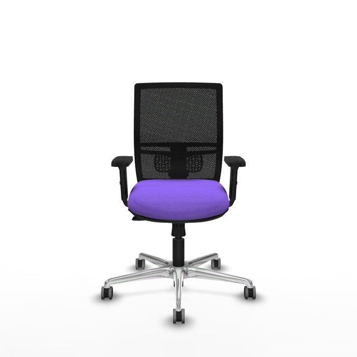 PIQUERAS Y CRESPO Silla de oficina Yunquera Lila y Negro con mecanismo Sincro/Traslack PIQUERAS Y CRESPO Silla de oficina Yunquera Lila y Negro con mecanismo Sincro/Traslack