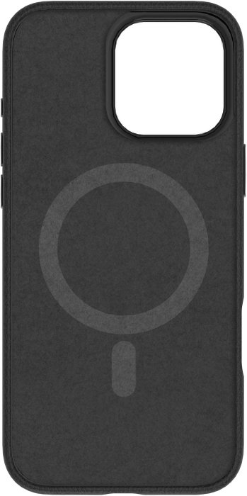 eSTUFF INFINITE VENICE Funda de cuero magnético para iPhone 16 Pro - Negra