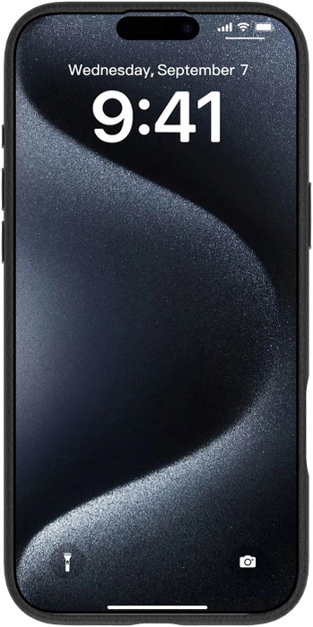 eSTUFF INFINITE VENICE Funda de cuero magnético para iPhone 16 Pro - Negra