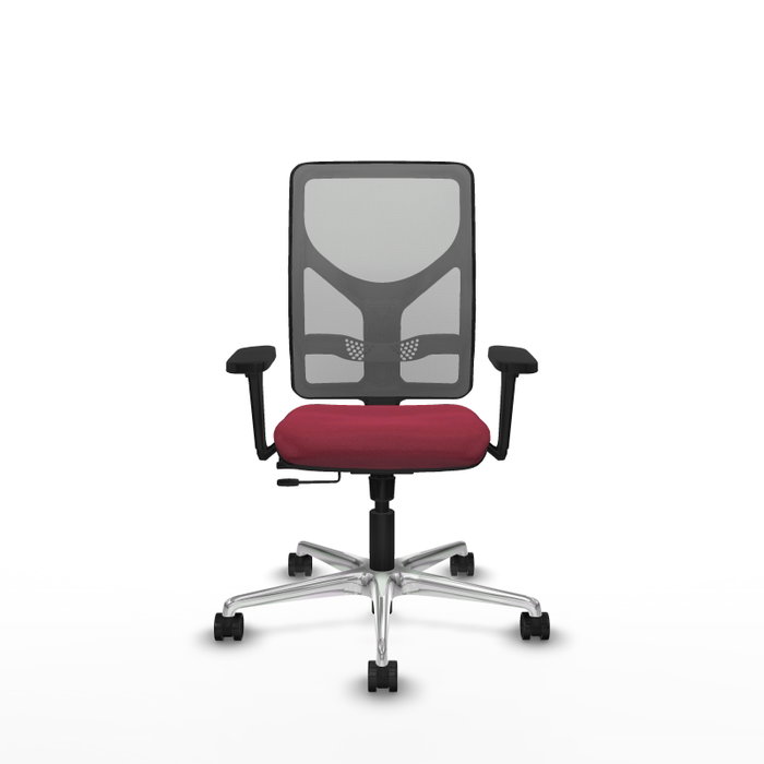 PIQUERAS Y CRESPO Silla de oficina Motilla con mecanismo Sincro/Traslack, Granate y Gris PIQUERAS Y CRESPO Silla de oficina Motilla con mecanismo Sincro/Traslack, Granate y Gris