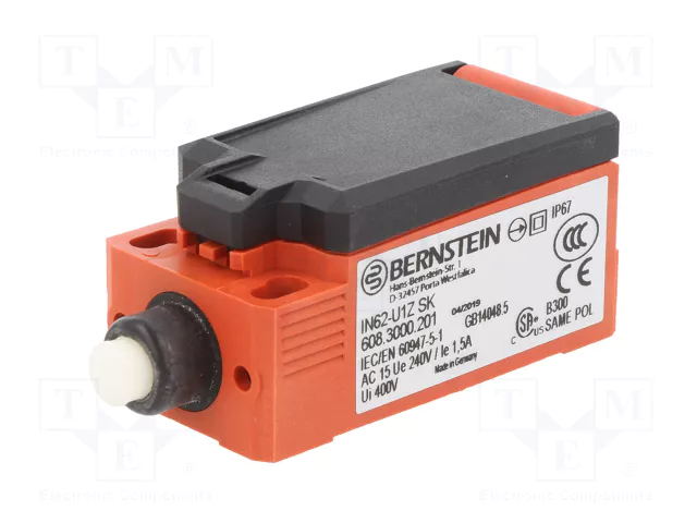 BERNSTEIN AG Interruptor de fin de carrera IN62-U1Z SK M20