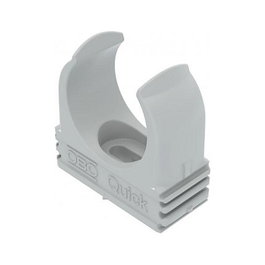 OBO Bettermann Abrazadera rápida M25 2955 en gris claro RAL7035