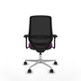 PIQUERAS Y CRESPO Silla de oficina Mardos con mecanismo Sincro/Traslack Morado y Negro