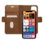 dbramante1928 Lynge Funda Cartera de Cuero para Apple iPhone 12 Mini - Color Bronceado
