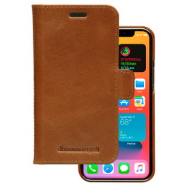 Dbramante1928 Lynge Funda para iPhone 12 mini 5,4" Cartera Bronceado