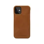 Dbramante1928 Lynge Funda Cuero Cartera para iPhone 12 Mini, Color Bronceado, Soporte de Sobremesa y Bolsillos para Tarjetas