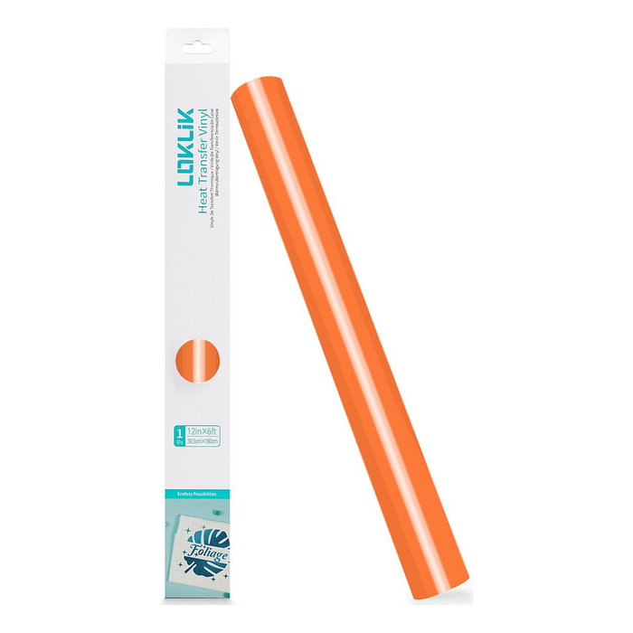 LOKLiK Europe Plotterfolie Basic - Naranja - 30,5 x 180 cm