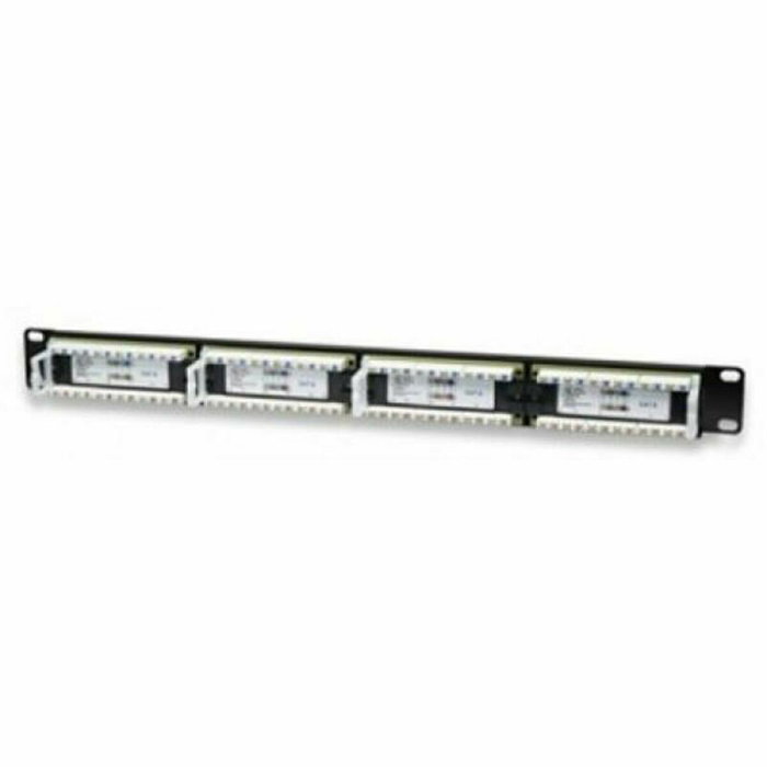 WP Patch Panel Cat.6a UTP 24 RJ45 puertos 1U 19 pulgadas WP Patch Panel Cat.6a UTP 24 RJ45 puertos 1U 19 pulgadas