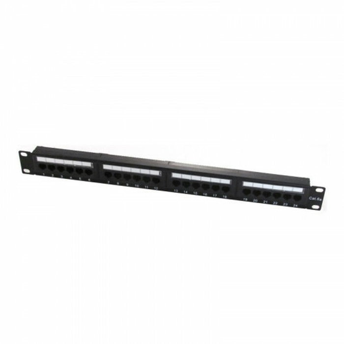 WP Patch Panel Cat.6a UTP 24 RJ45 puertos 1U 19 pulgadas WP Patch Panel Cat.6a UTP 24 RJ45 puertos 1U 19 pulgadas