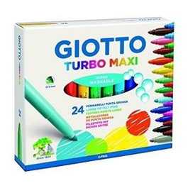 Giotto Turbo Maxi Estuche de 24 Rotuladores Multicolor