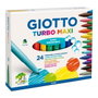 Giotto Turbo Maxi Estuche de 24 Rotuladores Multicolor