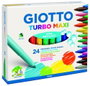 Giotto Turbo Maxi Estuche de 24 Rotuladores Multicolor