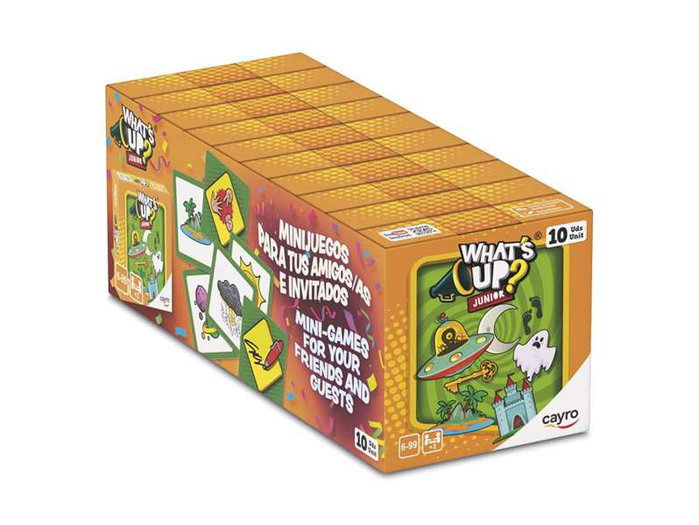 Cayro Juego What's Up? Junior, Mínimo 10 unidades, Edad 6 años, Idioma Español/Inglés, Contenido 25 Cartas