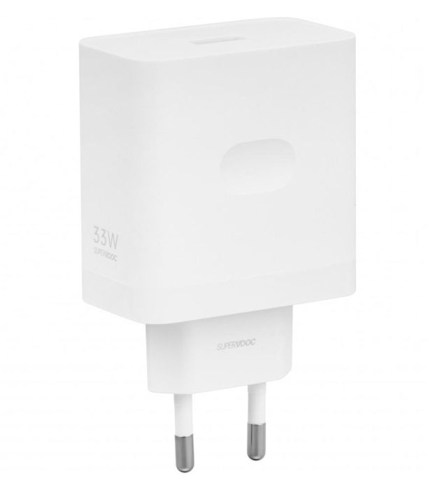 OPPO Cargador de Pared SUPERVOOC 33W Carga Rápida VOOC USB-A Blanco - VCB3HAEH