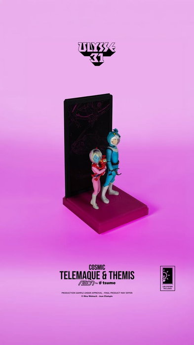 Tsume Ulysse 31 Neon Figura 1/9 Telemachus & Themis Cosmic Version Tsume Ulysse 31 Neon Figura 1/9 Telemachus & Themis Cosmic Version