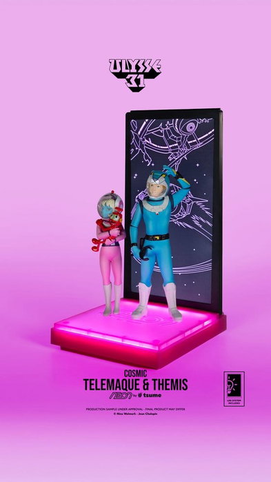Tsume Ulysse 31 Neon Figura 1/9 Telemachus & Themis Cosmic Version Tsume Ulysse 31 Neon Figura 1/9 Telemachus & Themis Cosmic Version
