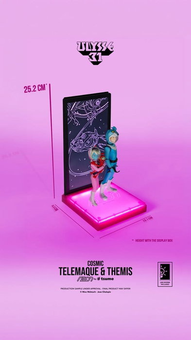 Tsume Ulysse 31 Neon Figura 1/9 Telemachus & Themis Cosmic Version Tsume Ulysse 31 Neon Figura 1/9 Telemachus & Themis Cosmic Version
