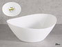 Vivalto Bol Opal Blanco Mediano 23 cm - Cuenco de Vidrio 22.5x21x9 cm para Presentación (Set de 24)